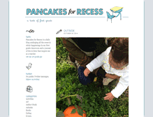 Tablet Screenshot of pancakesforrecess.com